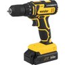 01 parafusadeira furadeira a bateria 20 v carregador bivolt automatico