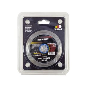 01 disco diamantado 105 x 20mm turbo fino porcelanato w max