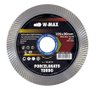 02 disco diamantado 105 x 20mm turbo fino porcelanato w max