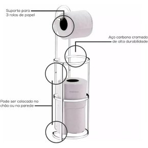 02 suporte para papel higienico future cromado