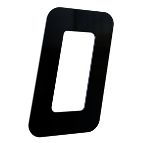 05 numero 130mm garbo font preto metalmidia