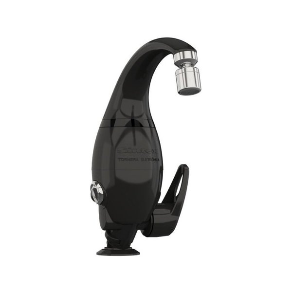 01 torneira eletrica eletronica preta 220v 6 500w sintex