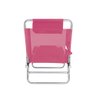 10 cadeira espreguicadeira aluminio mor rosa