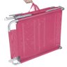12 cadeira espreguicadeira aluminio mor rosa