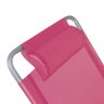 20 cadeira espreguicadeira aluminio mor rosa