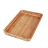 10 gamela retangular bamboo churrasco 30x45cm mor
